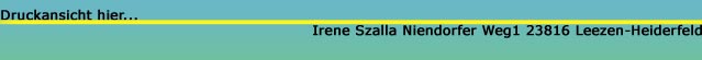 Eine Karte von Leezen-Heiderfeld mit Anschrift auf wei�em Grund